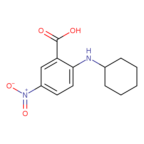 2-(Cyclohexylamino)-5-nitrobenzoic acid