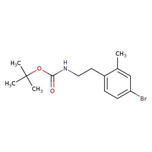 tert-butyl N-[2-(4-bromo-2-methylphenyl)ethyl]carbamate