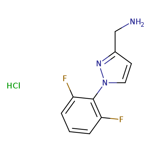 [1-(2,6-difluorophenyl)-1H-pyrazol-3-yl]methanamine hydrochloride