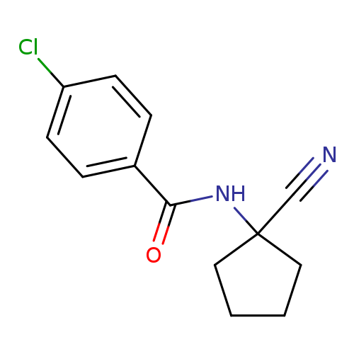 4-CHLORO-N-(1-CYANO-CYCLOPENTYL)-BENZAMIDE