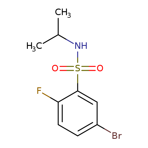 5-Bromo-2-fluoro-N-isopropylbenzenesulfonamide