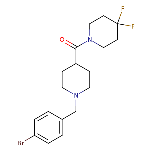 1-{1-[(4-bromophenyl)methyl]piperidine-4-carbonyl}-4,4-difluoropiperidine