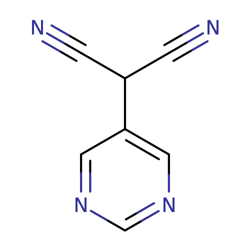 2-(pyrimidin-5-yl)propanedinitrile
