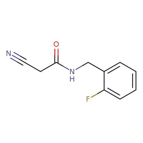 2-Cyano-n-[(2-fluorophenyl)methyl]acetamide