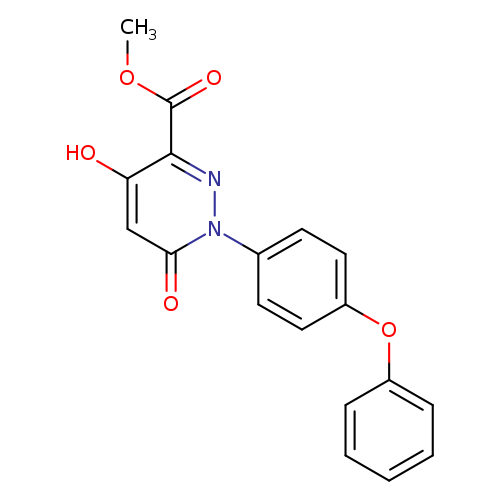 methyl 4-hydroxy-6-oxo-1-(4-phenoxyphenyl)-1,6-dihydropyridazine-3-carboxylate