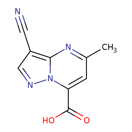 3-cyano-5-methylpyrazolo[1,5-a]pyrimidine-7-carboxylicacid