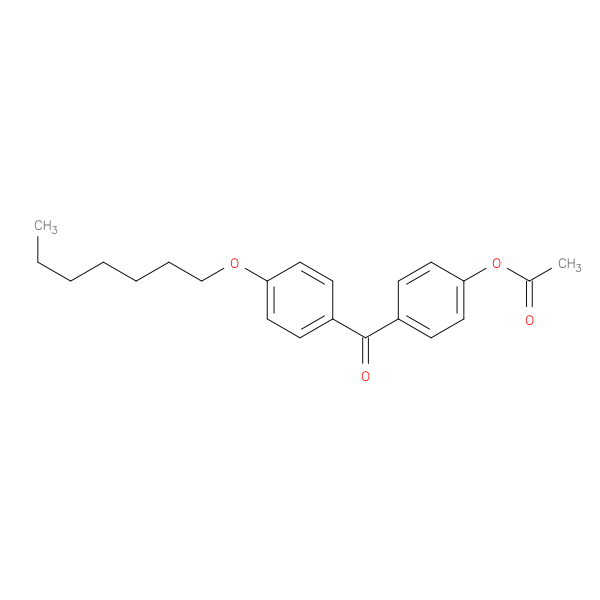 4-Acetoxy-4'-heptyloxybenzophenone