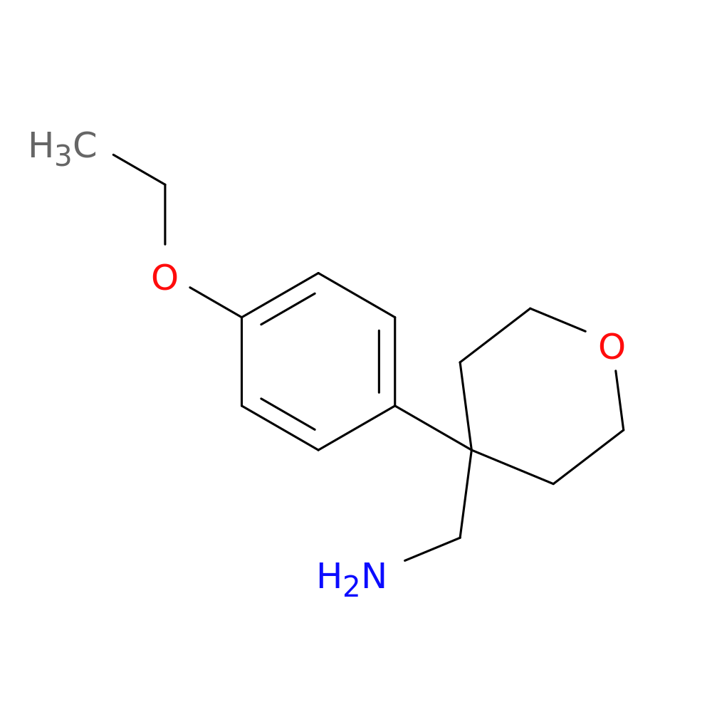 [4-(4-ethoxyphenyl)oxan-4-yl]methanamine