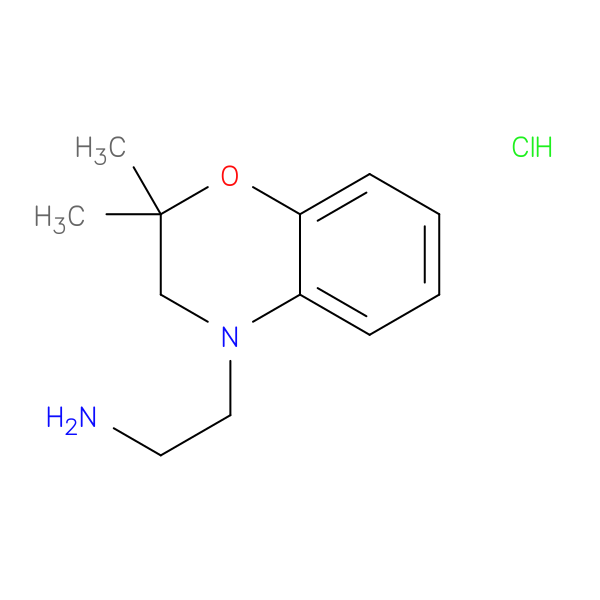 2-(2,2-dimethyl-3,4-dihydro-2H-1,4-benzoxazin-4-yl)ethan-1-amine hydrochloride