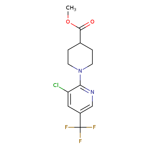 Methyl 1-[3-chloro-5-(trifluoromethyl)-2-pyridinyl]-4-piperidinecarboxylate