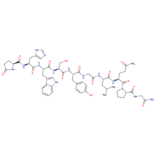 PYR-HIS-TRP-SER-TYR-GLY-LEU-GLN-PRO-GLY-NH2