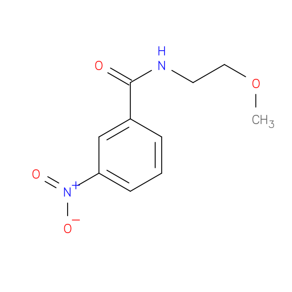 N-(2-methoxyethyl)-3-nitrobenzamide