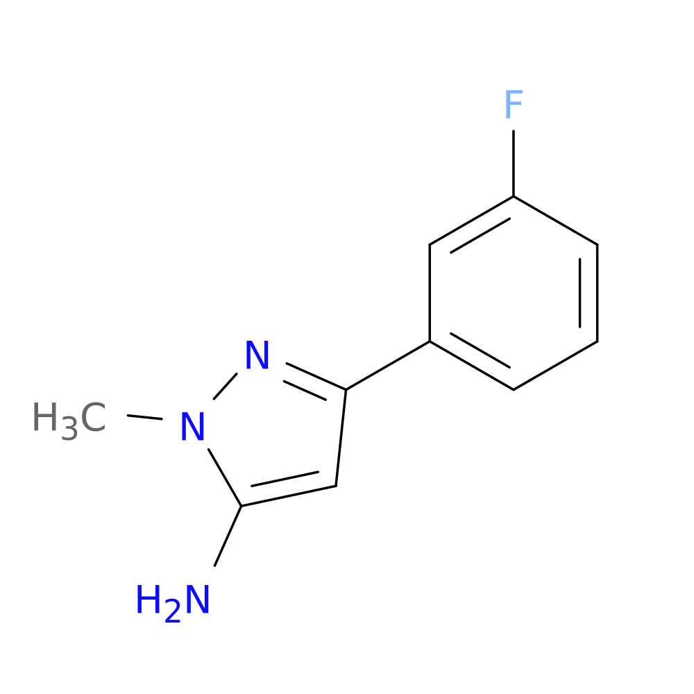 5-Amino-3-(3-fluorophenyl)-1-methylpyrazole
