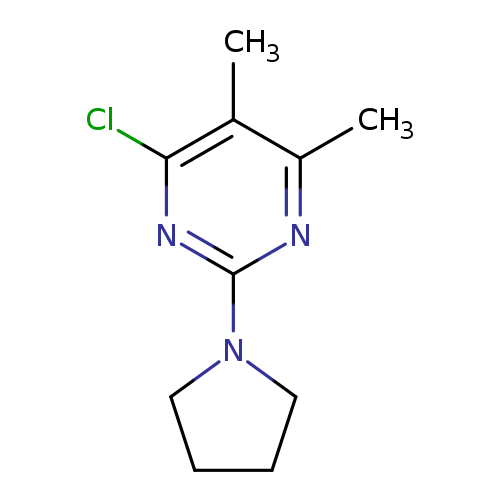 4-Chloro-5,6-dimethyl-2-(pyrrolidin-1-yl)pyrimidine