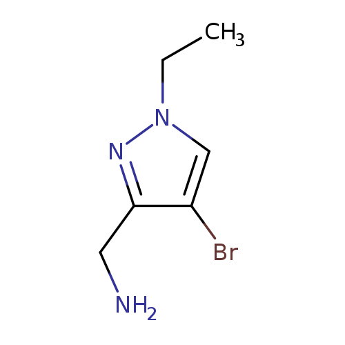 (4-BROMO-1-ETHYL-1H-PYRAZOL-3-YL)METHANAMINE