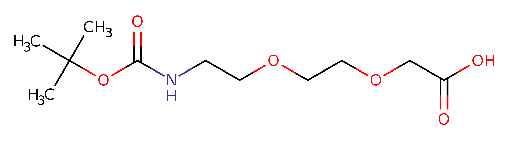 2,2-Dimethyl-4-oxo-3,8,11-trioxa-5-azatridecan-13-oic acid