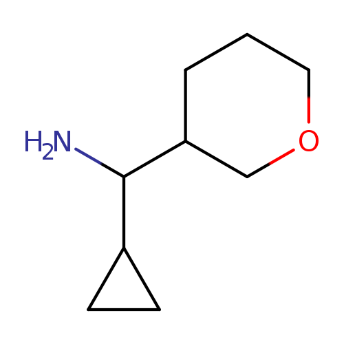 cyclopropyl(oxan-3-yl)methanamine, Mixture of diastereomers