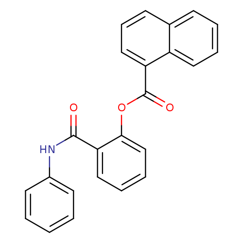 2-(anilinocarbonyl)phenyl 1-naphthoate