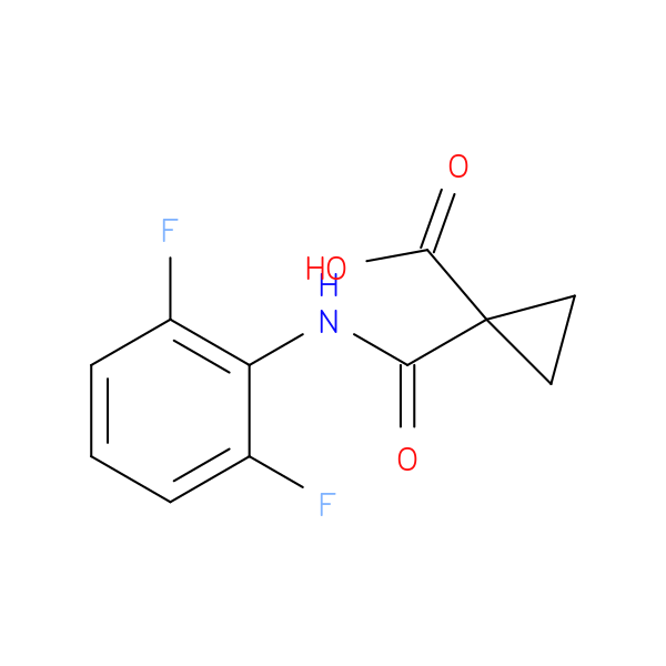 1-[(2,6-Difluorophenyl)carbamoyl]cyclopropane-1-carboxylic acid