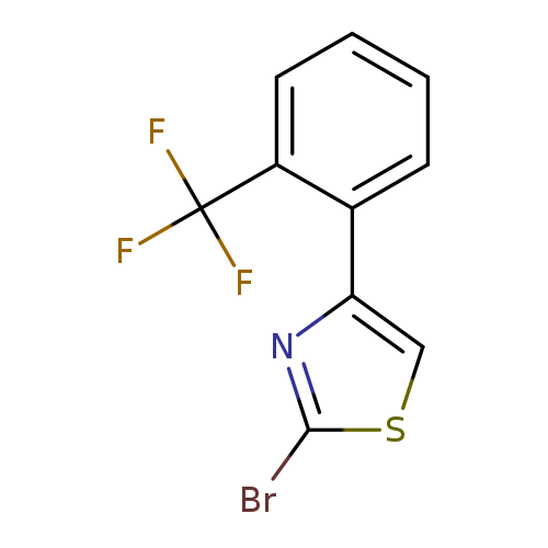 2-bromo-4-[2-(trifluoromethyl)phenyl]-1,3-thiazole