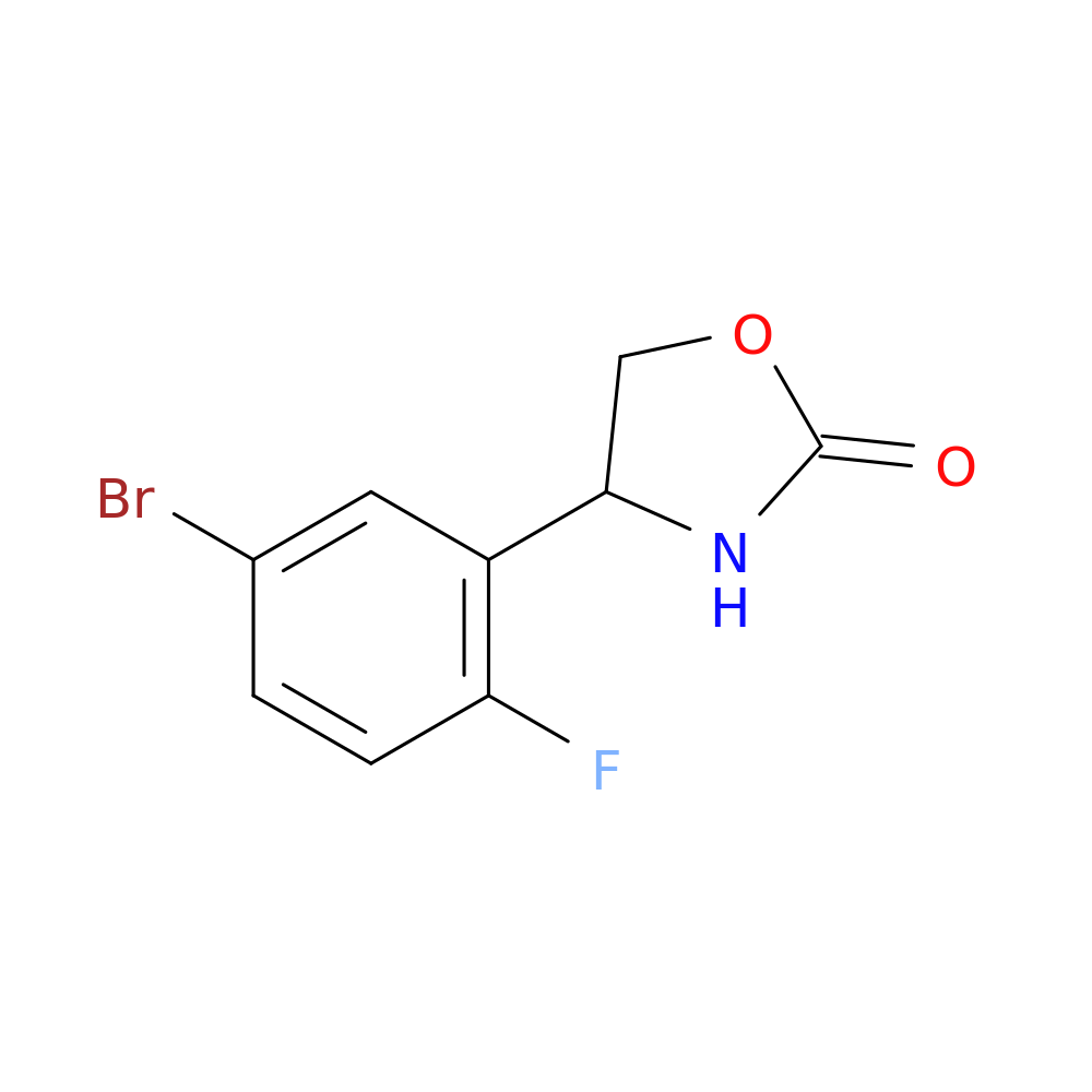 4-(5-bromo-2-fluorophenyl)-1,3-oxazolidin-2-one
