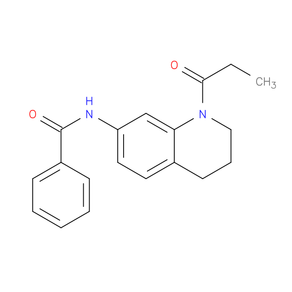 N-(1-propanoyl-1,2,3,4-tetrahydroquinolin-7-yl)benzamide