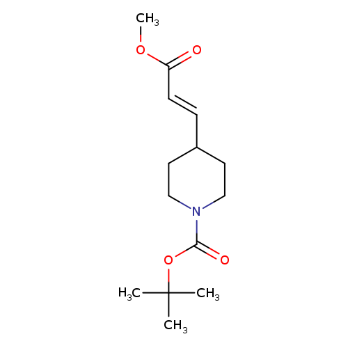 tert-butyl 4-(3-methoxy-3-oxoprop-1-en-1-yl)piperidine-1-carboxylate