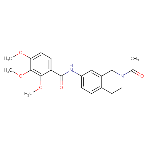 N-(2-acetyl-1,2,3,4-tetrahydroisoquinolin-7-yl)-2,3,4-trimethoxybenzamide