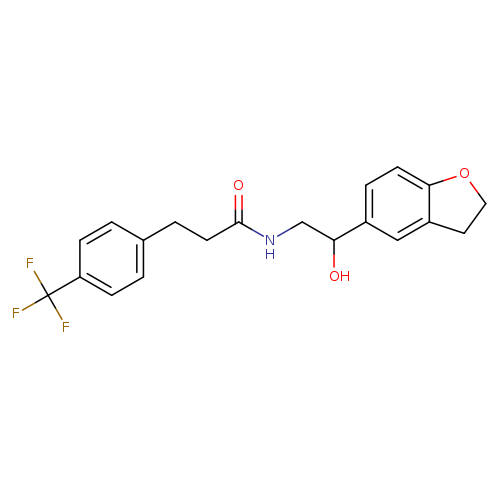 N-[2-(2,3-dihydro-1-benzofuran-5-yl)-2-hydroxyethyl]-3-[4-(trifluoromethyl)phenyl]propanamide