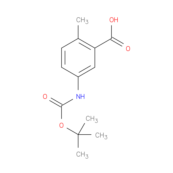 5-{[(tert-butoxy)carbonyl]amino}-2-methylbenzoic acid