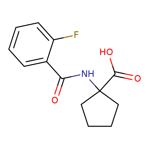 1-(2-Fluorobenzamido)cyclopentanecarboxylic acid