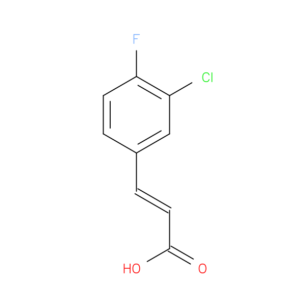 3-Chloro-4-fluorocinnamic acid