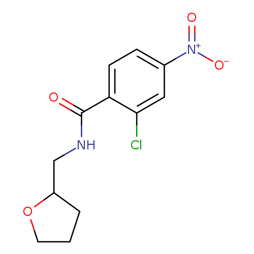 2-chloro-4-nitro-N-[(oxolan-2-yl)methyl]benzamide