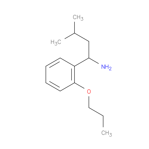 3-methyl-1-(2-propoxyphenyl)butan-1-amine