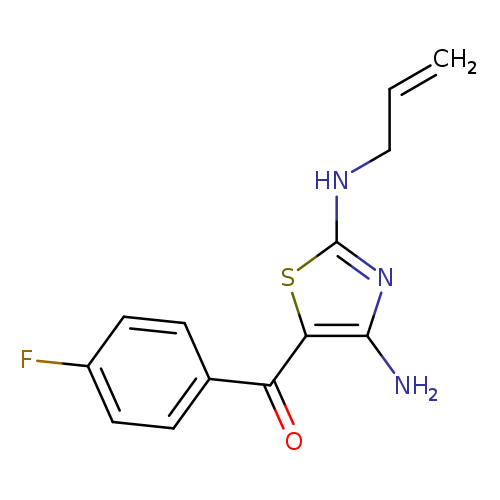 5-(4-fluorobenzoyl)-N2-(prop-2-en-1-yl)-1,3-thiazole-2,4-diamine