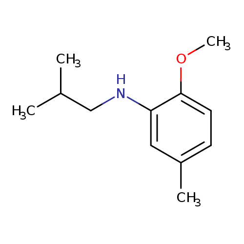 2-methoxy-5-methyl-N-(2-methylpropyl)aniline
