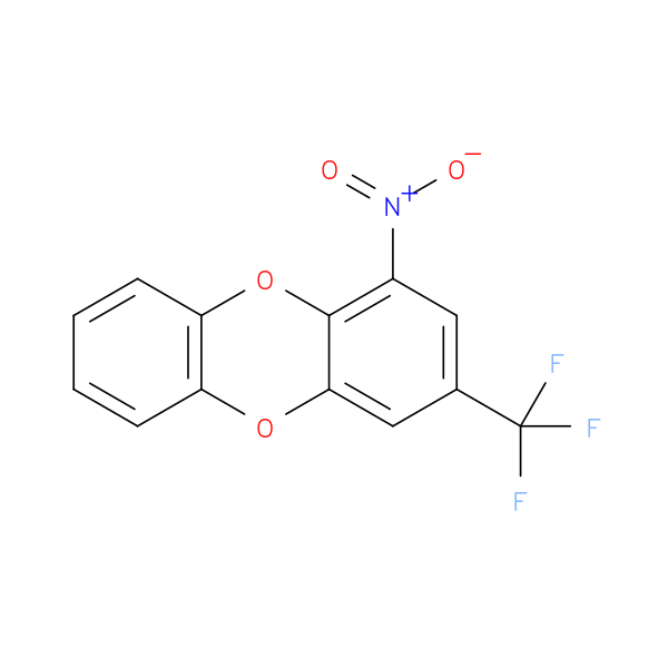 1-Nitro-3-(trifluoromethyl)oxanthrene