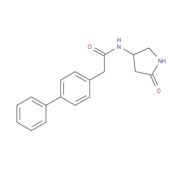 2-{[1,1'-biphenyl]-4-yl}-N-(5-oxopyrrolidin-3-yl)acetamide