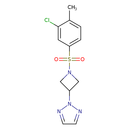 2-[1-(3-chloro-4-methylbenzenesulfonyl)azetidin-3-yl]-2H-1,2,3-triazole