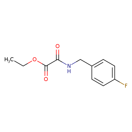 Ethyl ([(4-fluorophenyl)methyl]carbamoyl)formate