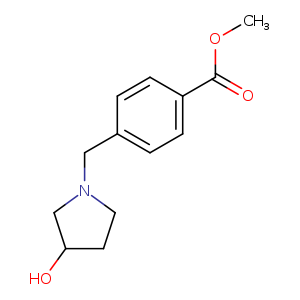 methyl 4-[(3-hydroxypyrrolidin-1-yl)methyl]benzoate
