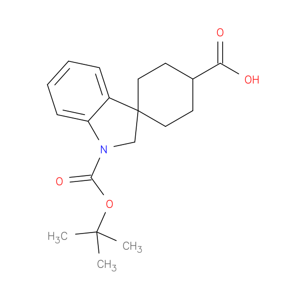 1'-(tert-Butoxycarbonyl)spiro[cyclohexane-1,3'-indoline]-4-carboxylic acid