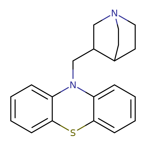10H-Phenothiazine, 10-(1-azabicyclo[2.2.2]oct-3-ylmethyl)-