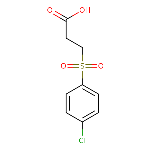 propanoic acid, 3-[(4-chlorophenyl)sulfonyl]-