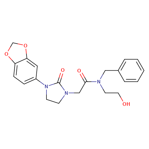2-[3-(2H-1,3-benzodioxol-5-yl)-2-oxoimidazolidin-1-yl]-N-benzyl-N-(2-hydroxyethyl)acetamide