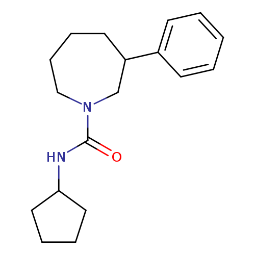 N-cyclopentyl-3-phenylazepane-1-carboxamide