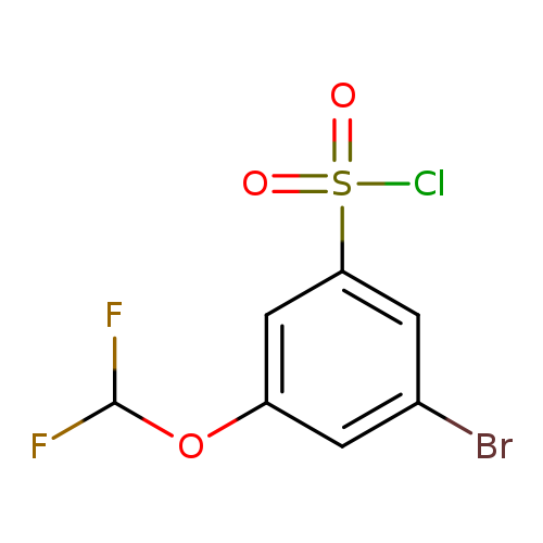 3-bromo-5-(difluoromethoxy)benzene-1-sulfonyl chloride