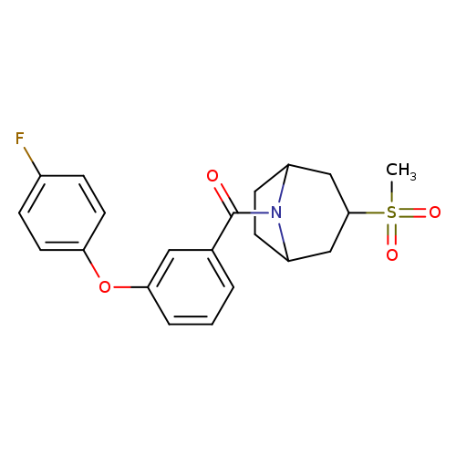 8-[3-(4-fluorophenoxy)benzoyl]-3-methanesulfonyl-8-azabicyclo[3.2.1]octane