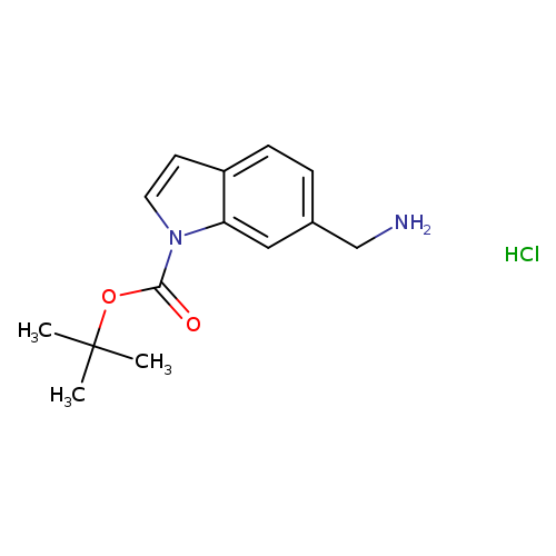 tert-Butyl 6-(aminomethyl)-1H-indole-1-carboxylate hydrochloride