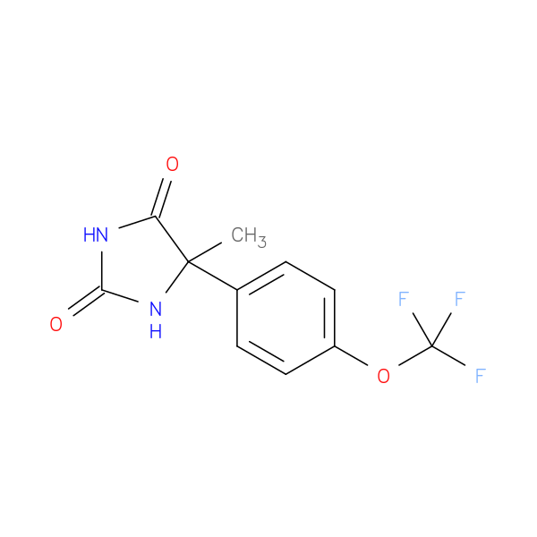 5-methyl-5-[4-(trifluoromethoxy)phenyl]imidazolidine-2,4-dione